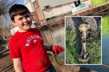 Magnet fishing boy, 9, finds WW1 grenade in River Thames in Oxford