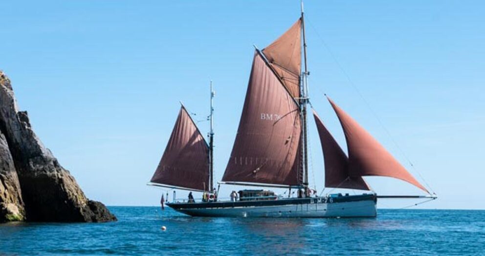 Classic Brixham fishing trawler saved