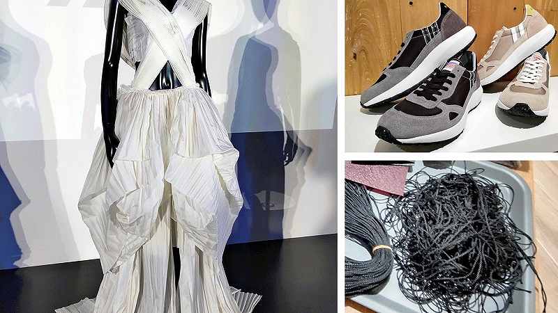 Discarded fishing nets turned into fashion in effort to tackle plastic waste