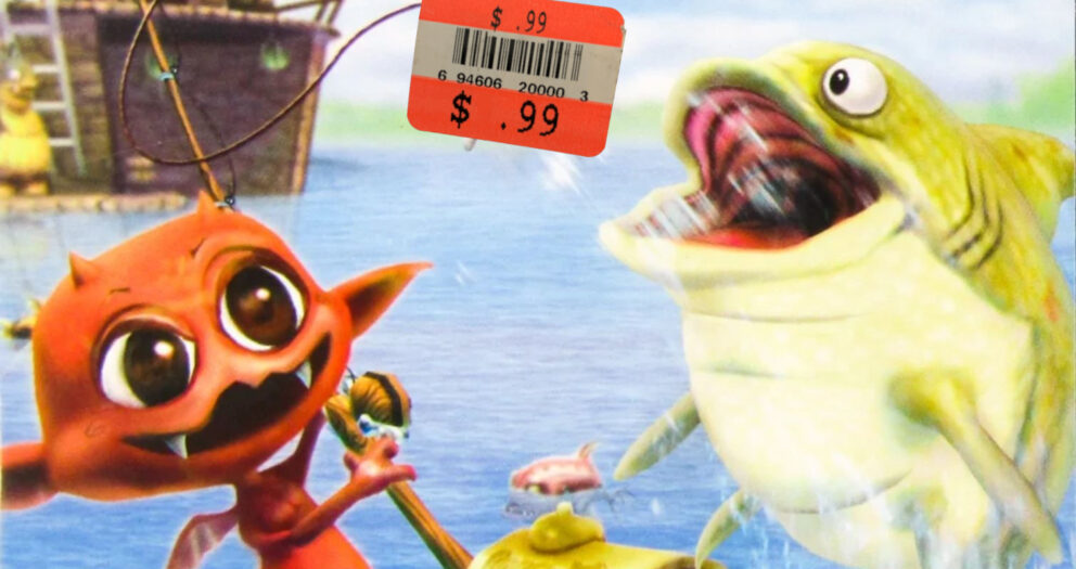 Cocoto Fishing Master for PS2 has the happiest fish