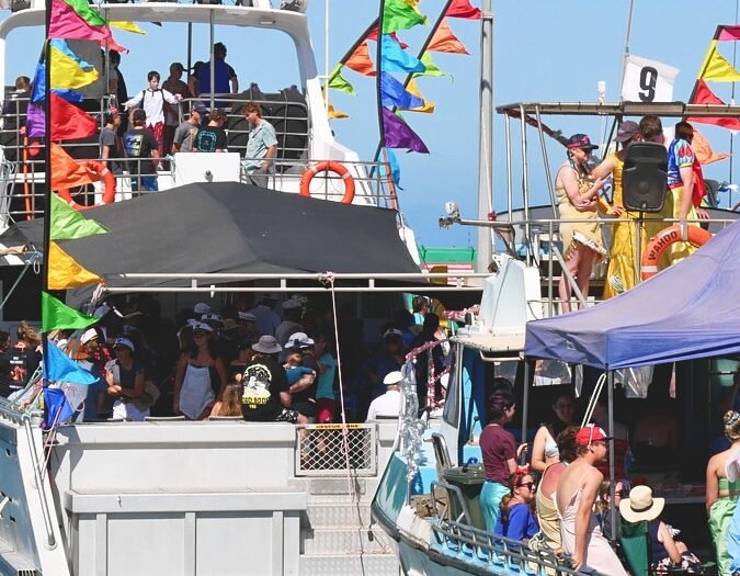 Fishing town celebrates 50 years of colourful tradition thought to bring protection, prosperity to its boats
