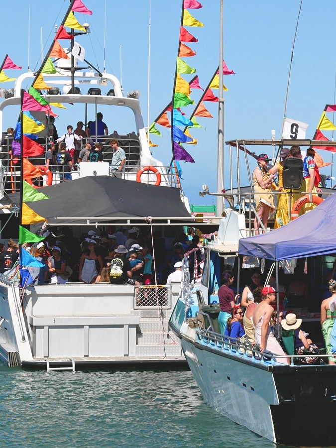 Fishing town celebrates 50 years of colourful tradition thought to bring protection, prosperity to its boats