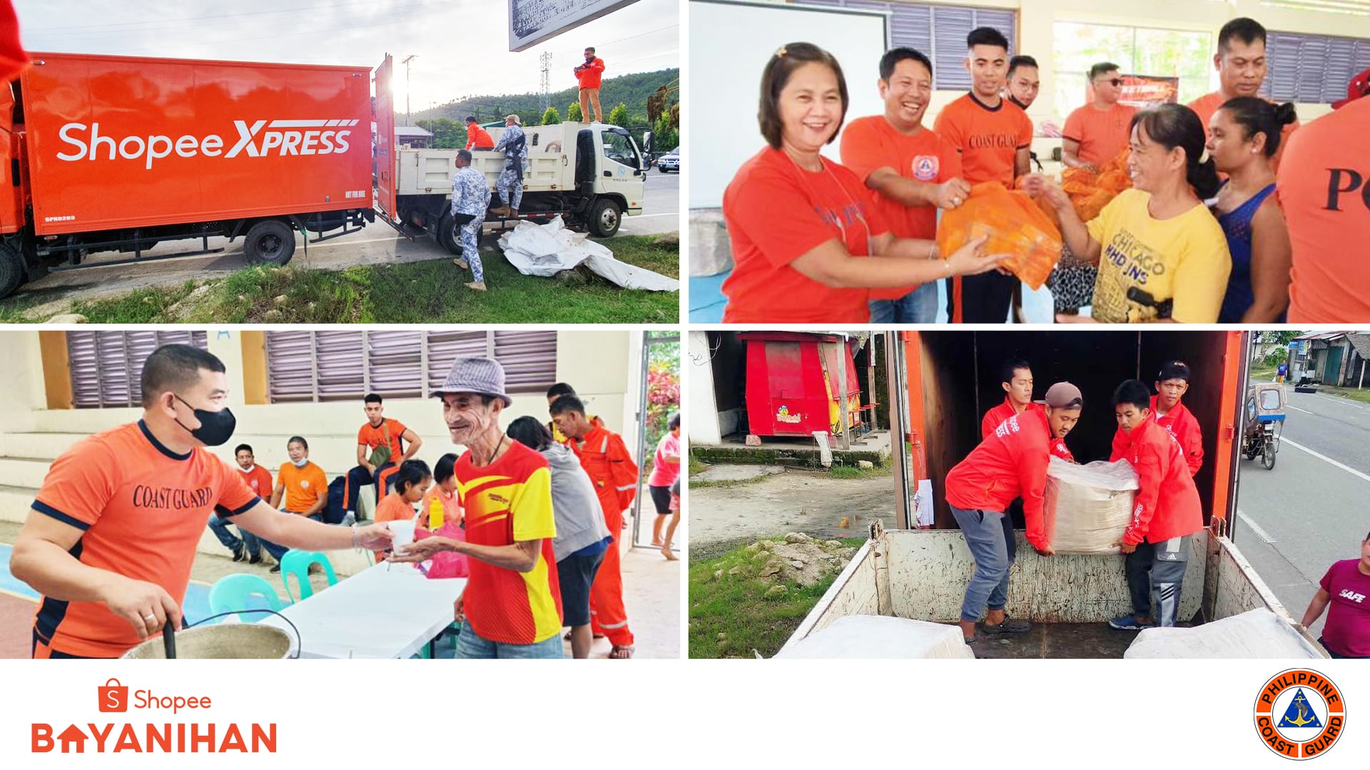 Shopee partners with Philippine Coast Guard to donate food packs for communities in Sorsogon