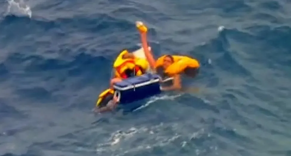 Cocaine haul sparks hunt for Australian trio rescued at sea