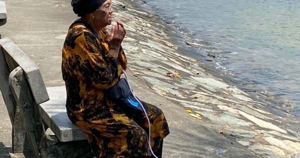 Woman, 82, fishes at Sembawang Jetty daily but never brings home her catch