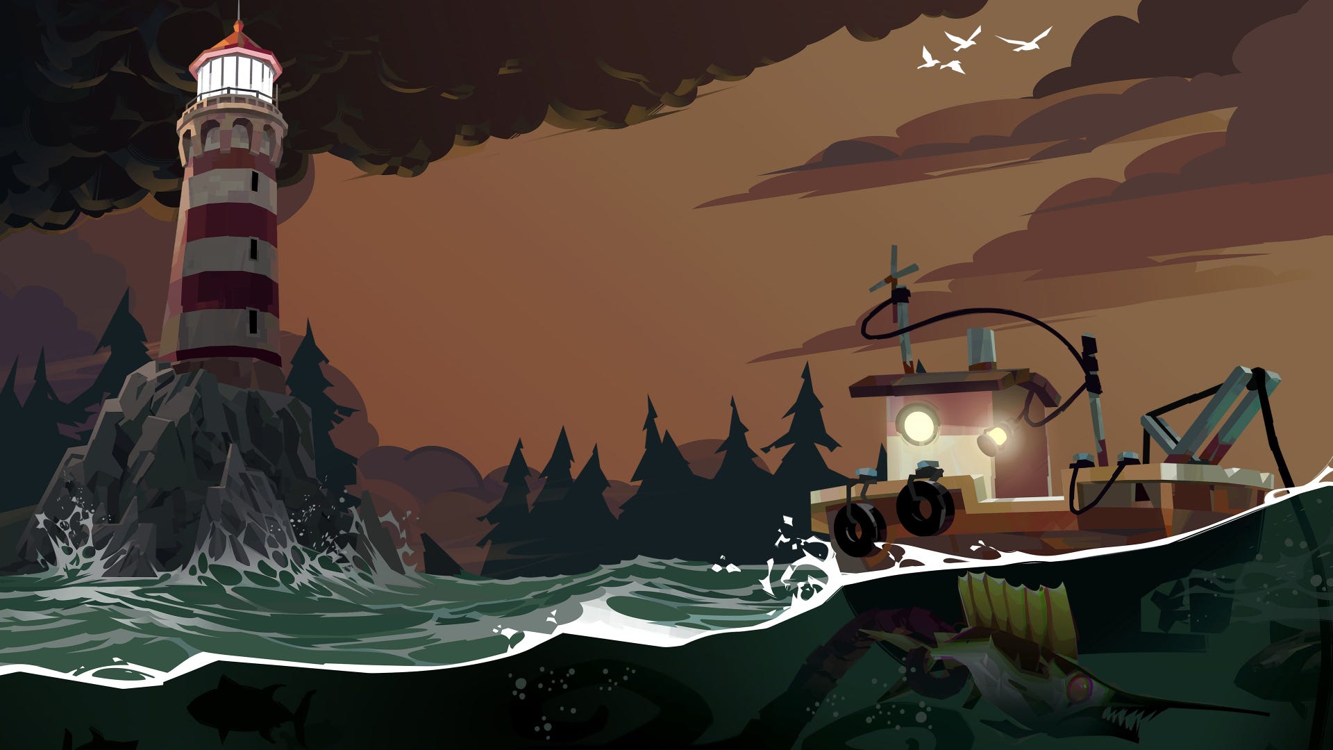Spooky fishing sim Dredge lays out plans for a passive mode, paid DLC and more