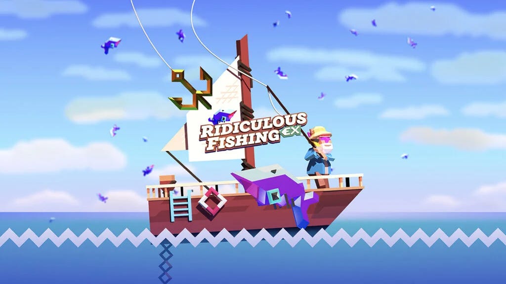 En julio se publicará un remake 3D de Ridiculous Fishing en Apple Arcade