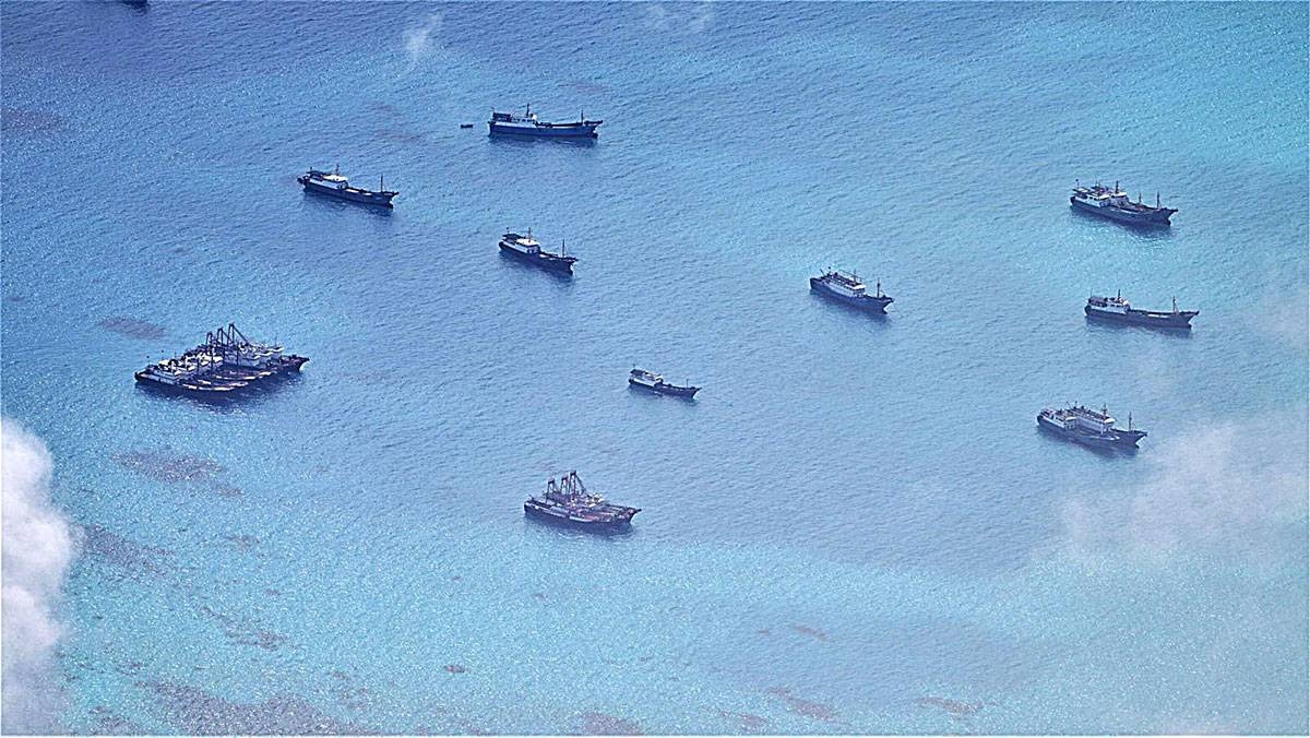 Chinese ships swarming at WPS reef