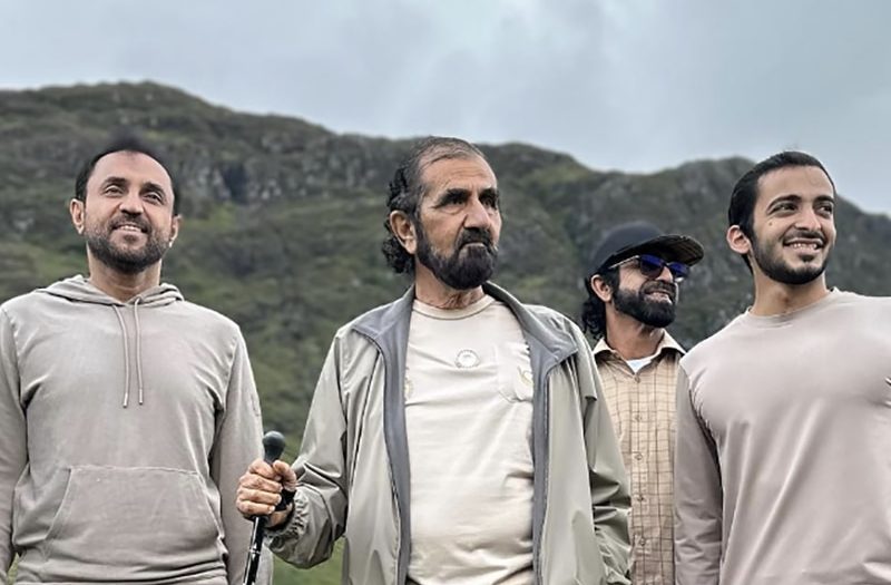 Sheikh Mohammed in Scotland: Fishing, boating and seal-spotting on Highland holiday