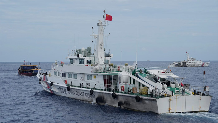 Philippines Vows to Remove China’s Floating Barrier at South China Sea Lagoon