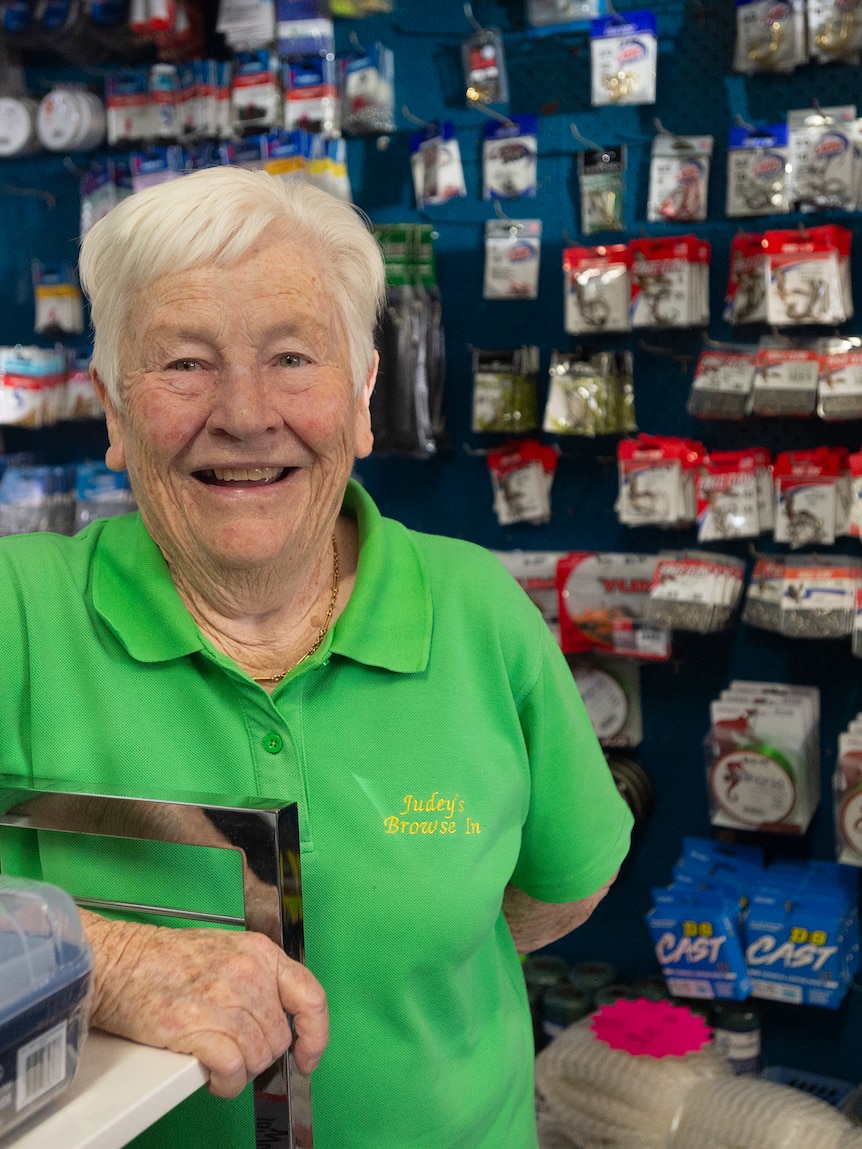 ‘Rude Jude’ hands over her naughty bait and tackle shop that has tickled tourists and locals alike for decades