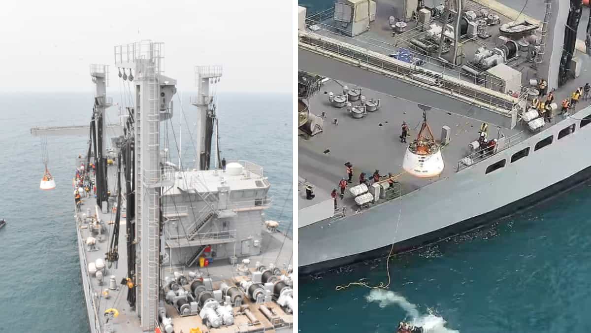 Indian Navy recovered ISRO’s Gaganyaan Crew module, as storm brewed in Bay of Bengal