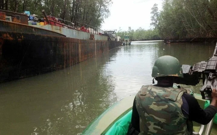 Navy hands over seized trawler, 13 crew members to Bayelsa govt